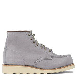 Red Wing Shoes 6'' Moc Toe 3300 Dusty Lavender Abilene Lace-Up Ankle Boots US 8.